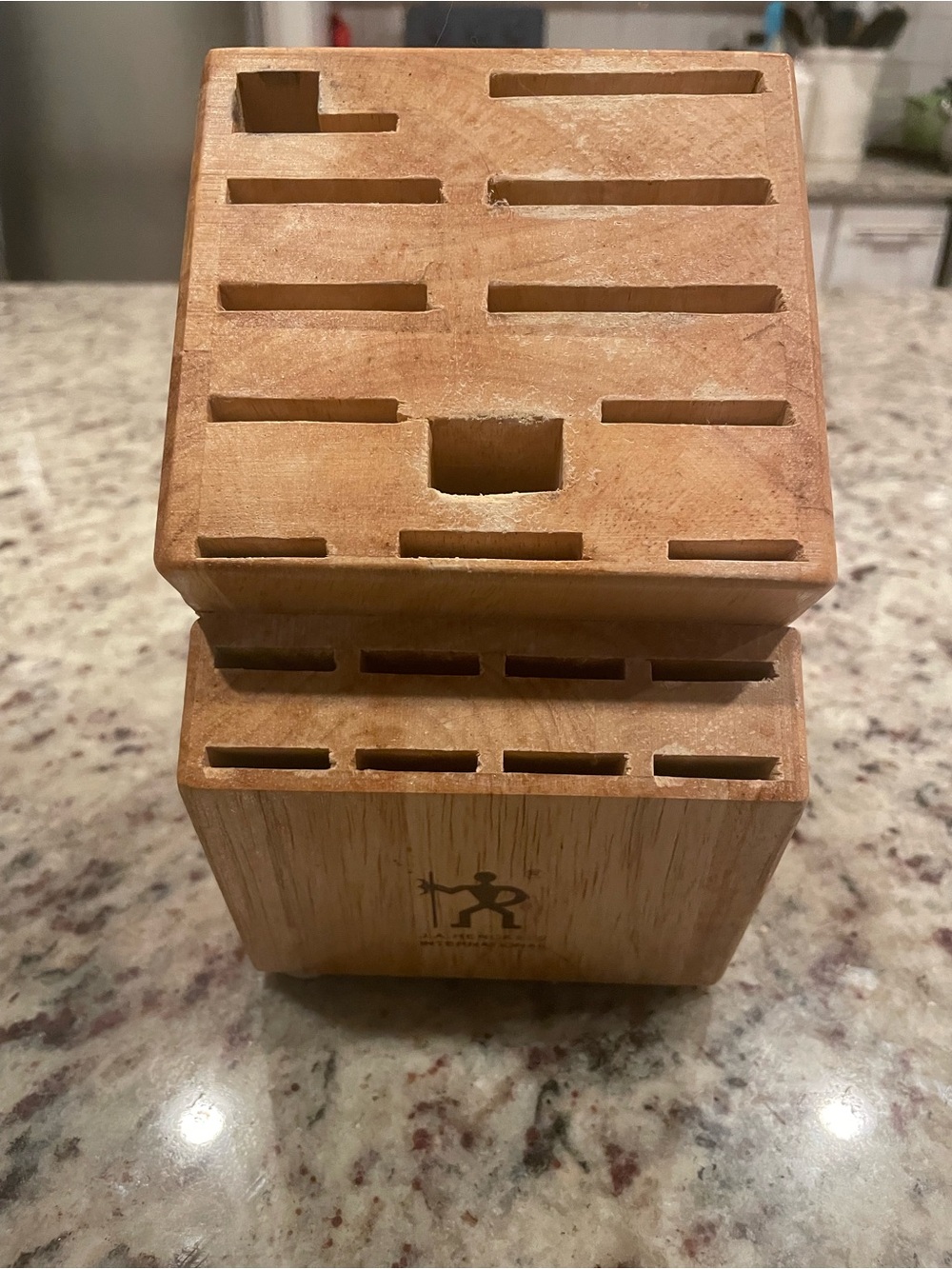 Wooden Knife Block with 20 Slots